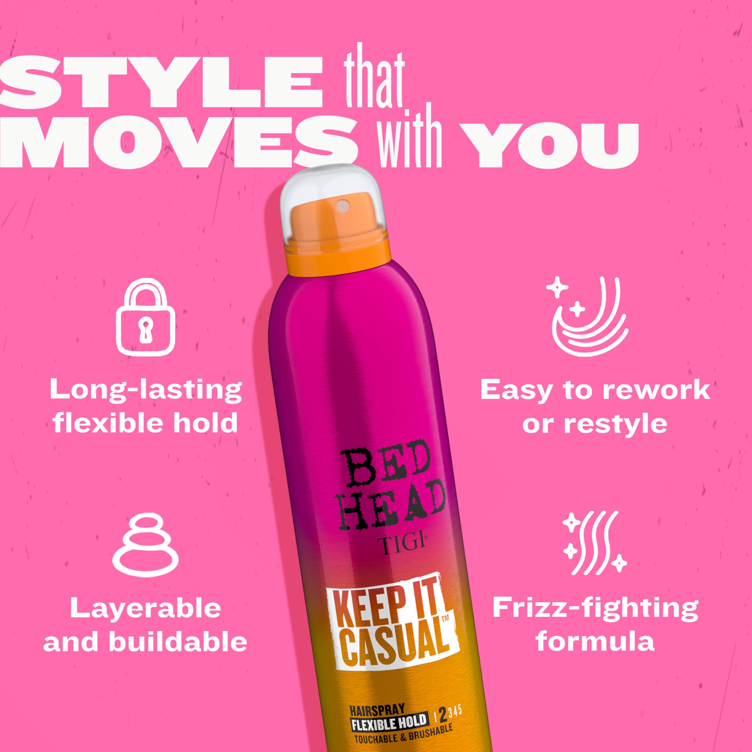 TIGI BedHead - Keep It Casual - Spray de Fixação Flexível 400 ml